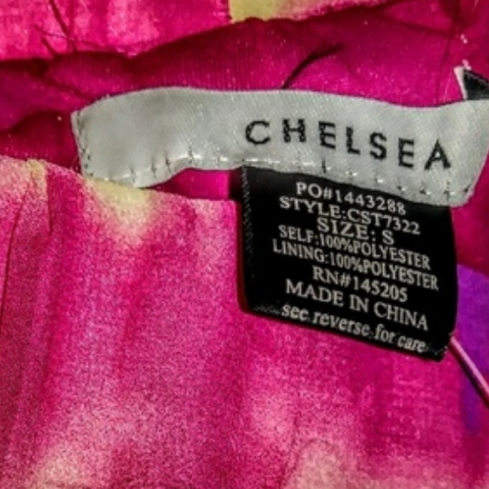 Chelsea Shorts Size S Addy Chiffon Lace Tie Dye - Picture 9 of 10